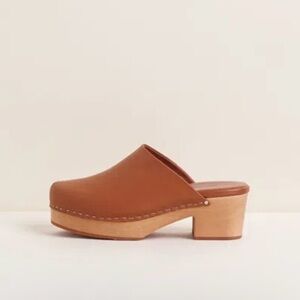 Charlotte Stone Cognac Martino Clogs - sz 8